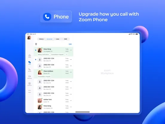 Zoom Workplace for Intune iPad  স্ক্রিনশট
