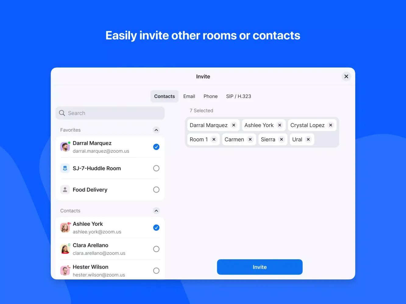 Zoom Rooms Controller Screenshots