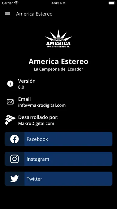 America Estereo 스크린샷