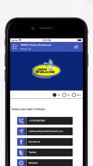 Capturas de tela do WRRC Radio Revelacion