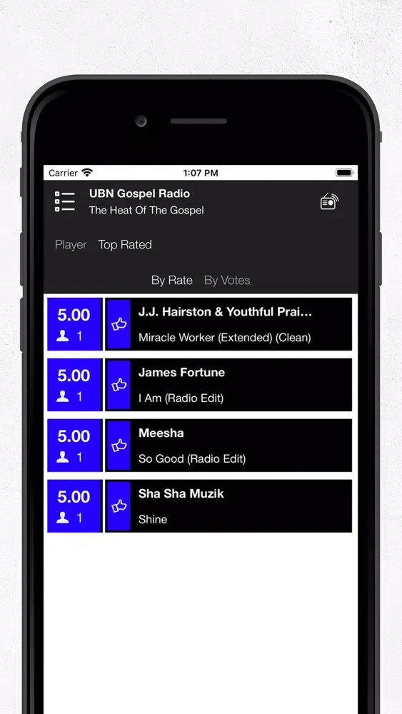 Captures d'écran de United Gospel Radio Network