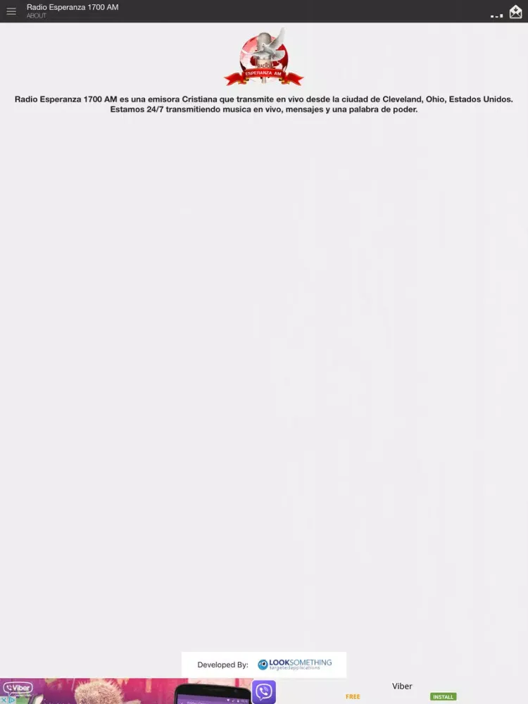 Radio Esperanza 1700 AM iPad  سکرین شاٹس