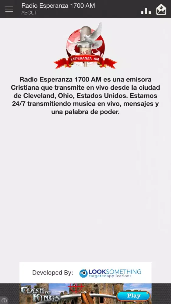 Radio Esperanza 1700 AM سکرین شاٹس