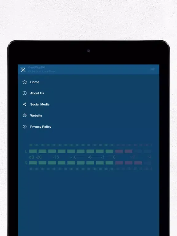 GoodVibe.FM iPad  স্ক্রিনশট