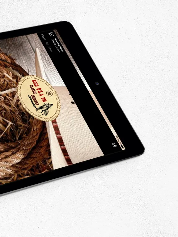 Capturas de pantalla de Kountry Radio iPad 