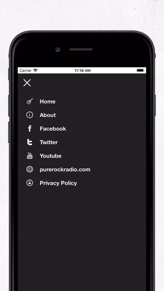 Pure Rock Radio Network স্ক্রিনশট
