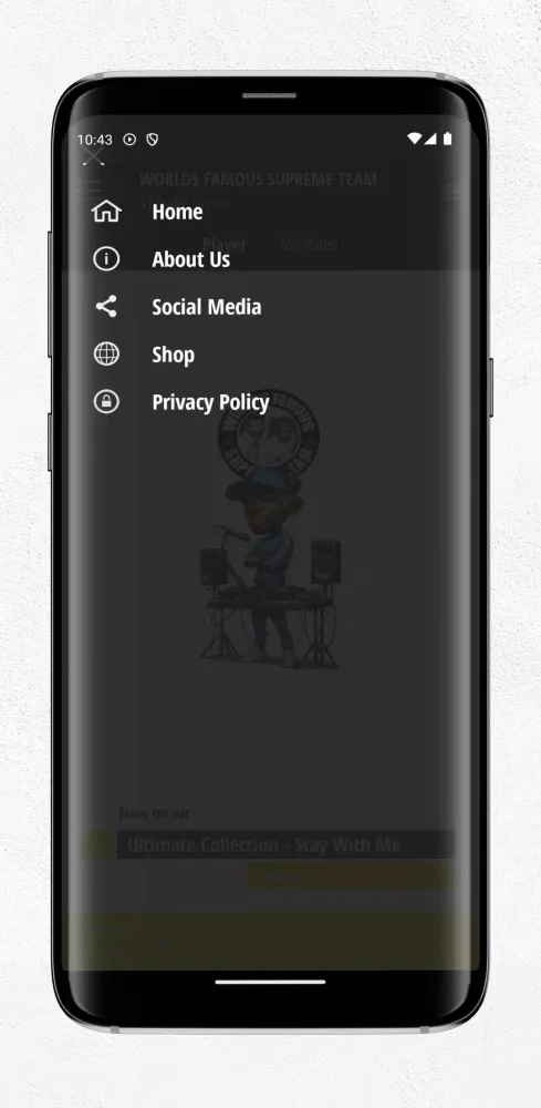 Supreme Team Radio Show App Ekran Görüntüleri