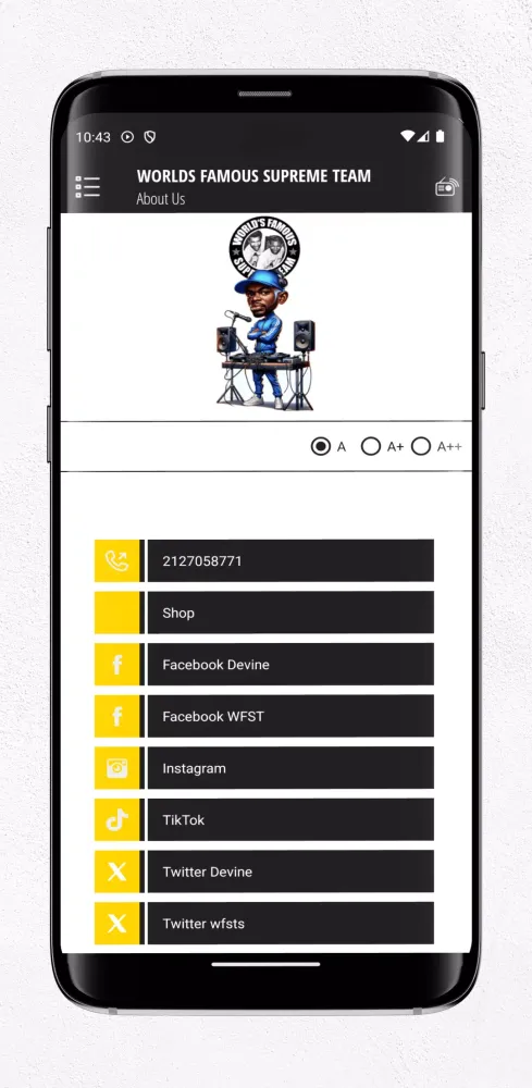 Supreme Team Radio Show App Ekran Görüntüleri