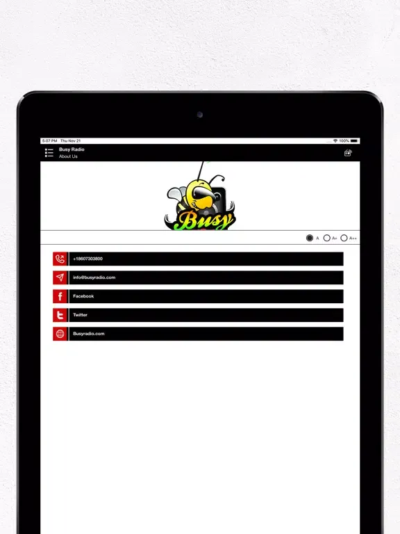 Busy Radio iPad  স্ক্রিনশট