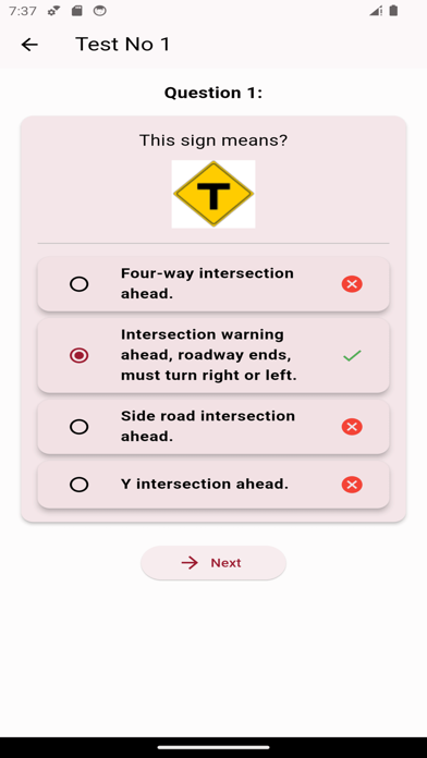 Traffic Sign USA Test应用截图