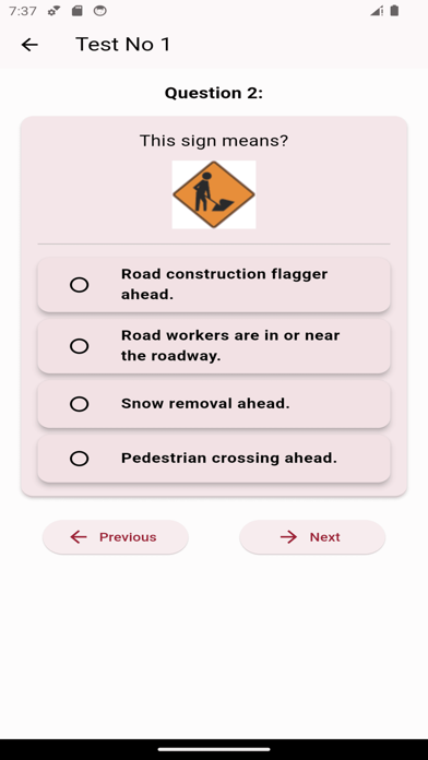 Traffic Sign USA Test应用截图