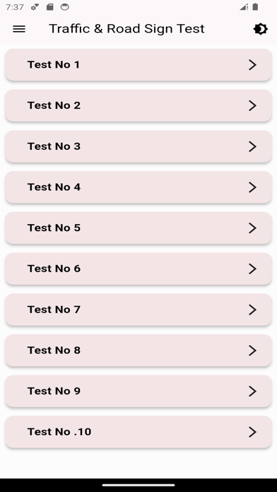 Traffic Sign USA Test应用截图
