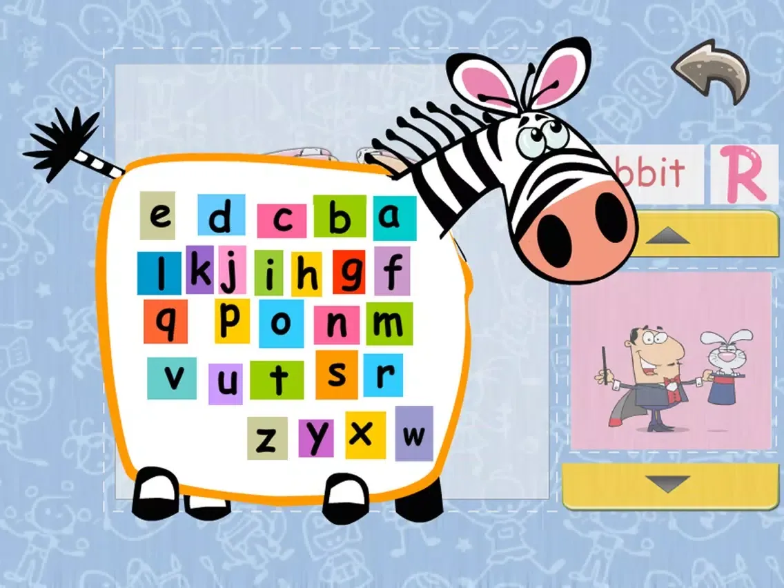 Capturas de tela do Kids Tidy ABC Puzzle Sorting Alphabet Drag & Drop iPad 