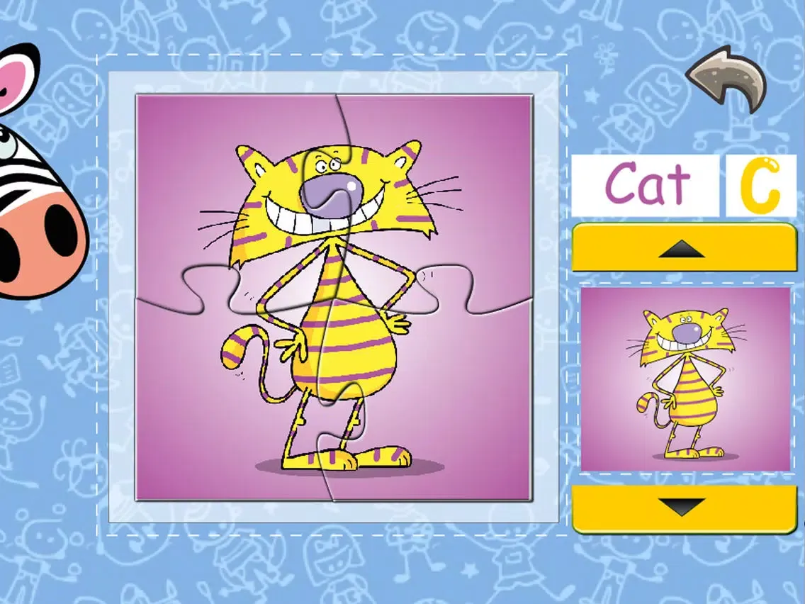 Capturas de tela do Kids Tidy ABC Puzzle Sorting Alphabet Drag & Drop iPad 