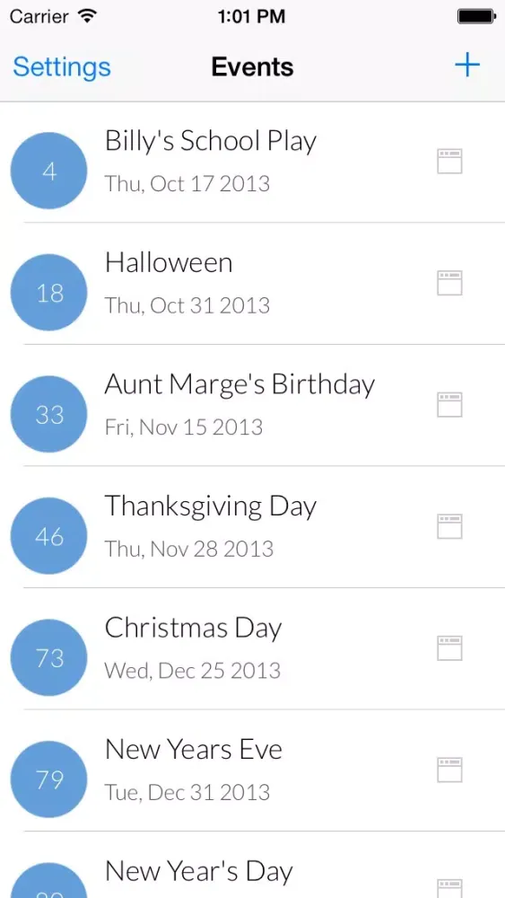 صور USA Holidays 2013 - 2017 Calendar and Events Countdown
