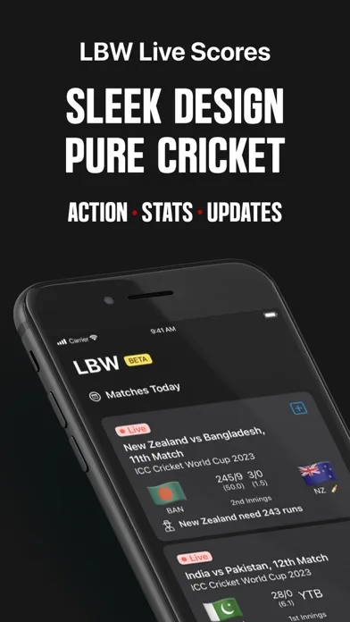 LBW Live Scores سکرین شاٹس