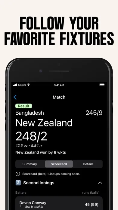 LBW Live Scores سکرین شاٹس