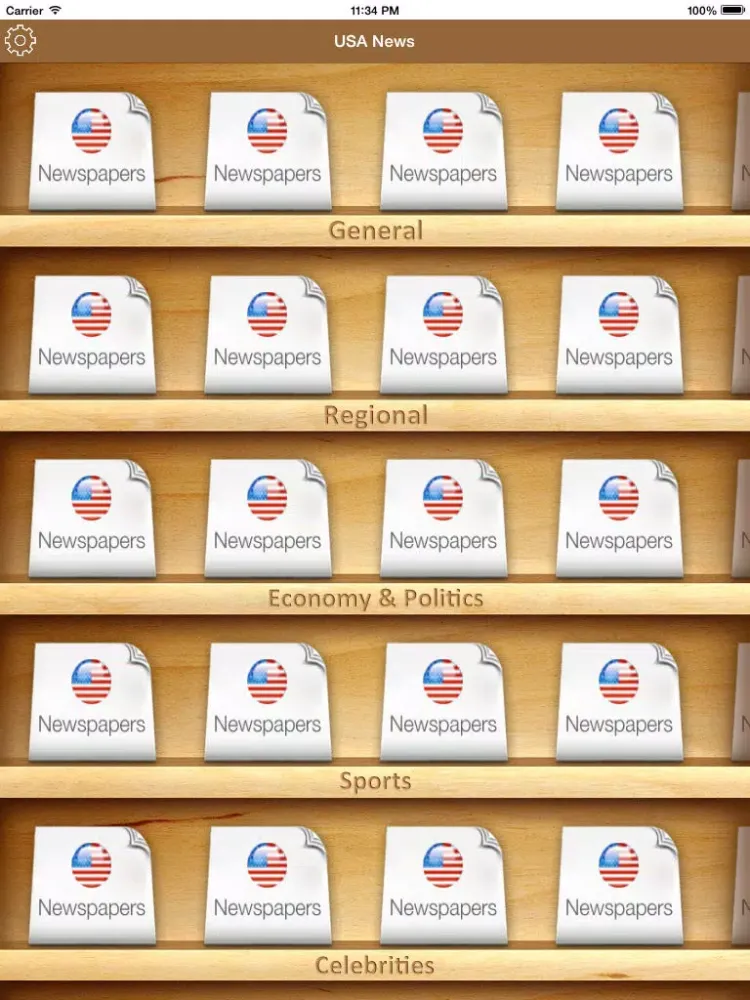 United States Newspapers iPad  스크린샷
