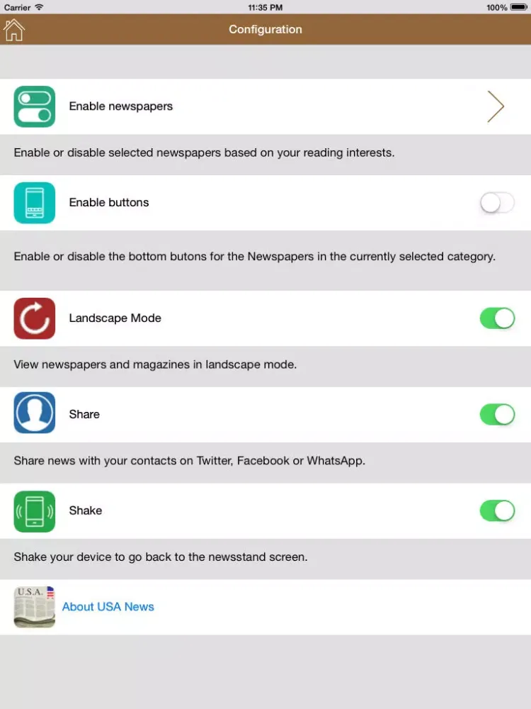 United States Newspapers iPad  스크린샷