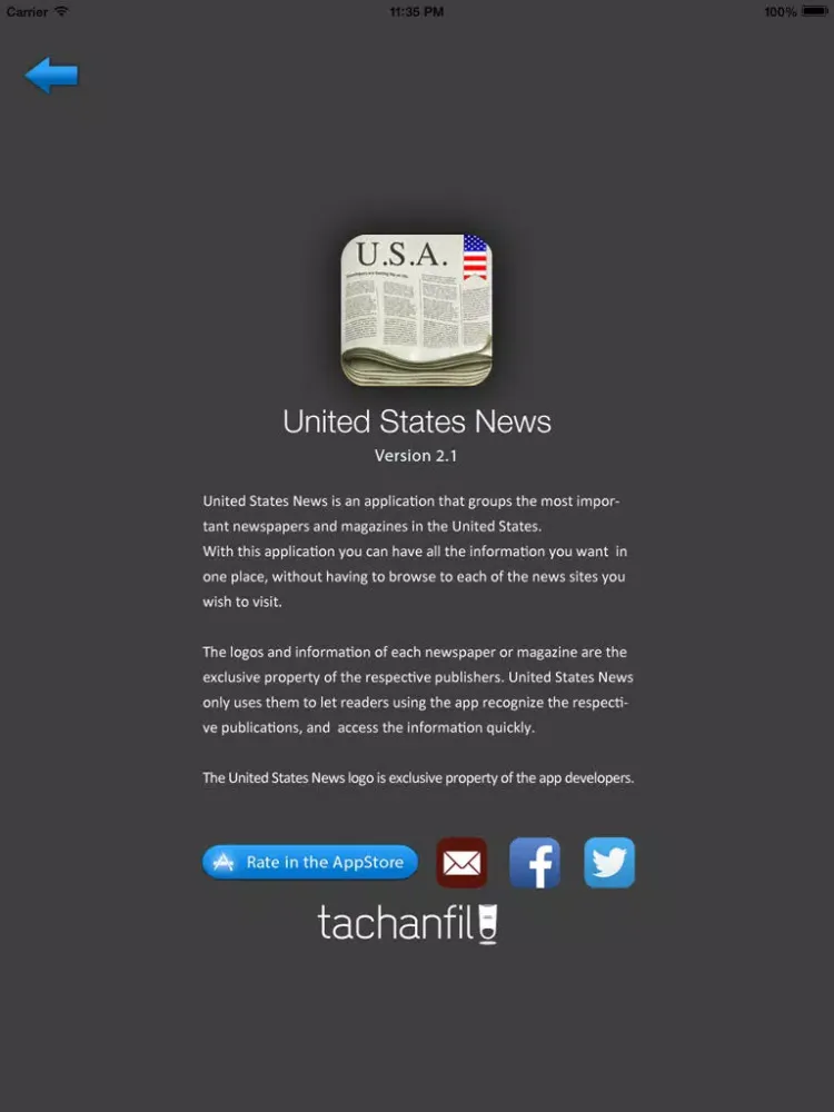 United States Newspapers iPad  스크린샷
