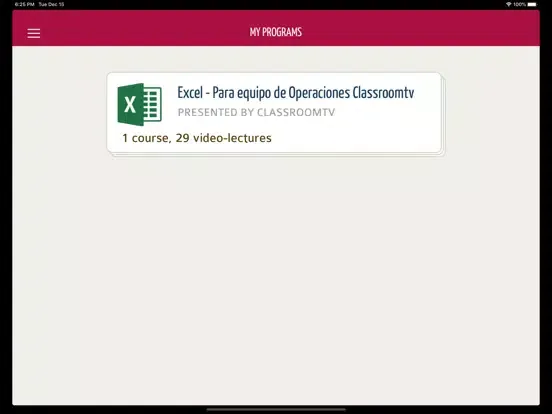 Captures d'écran de Aula Virtual FLR iPad 
