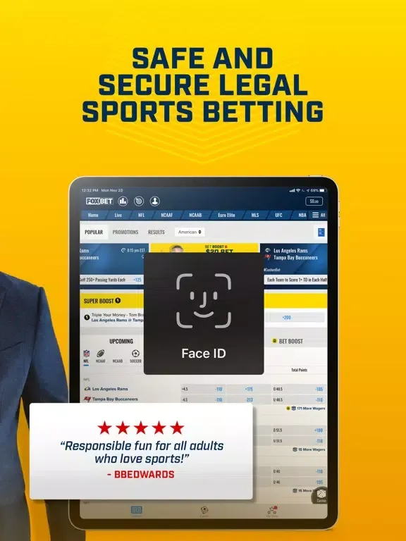 FOX Bet Sportsbook & Casino iPad 應用截圖