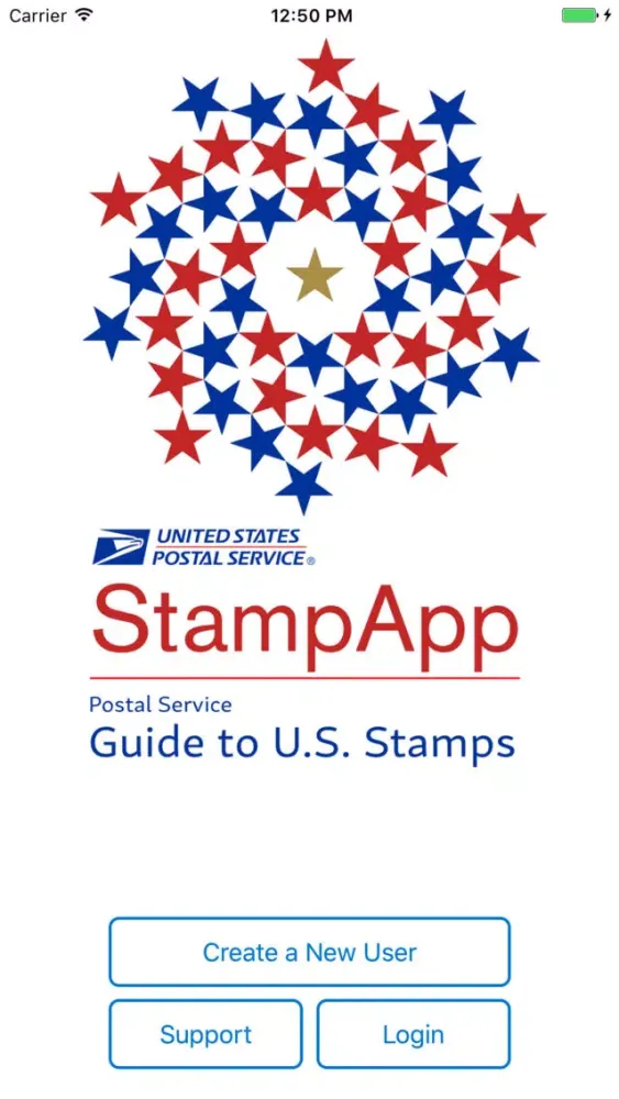 Capturas de tela do USPS StampApp