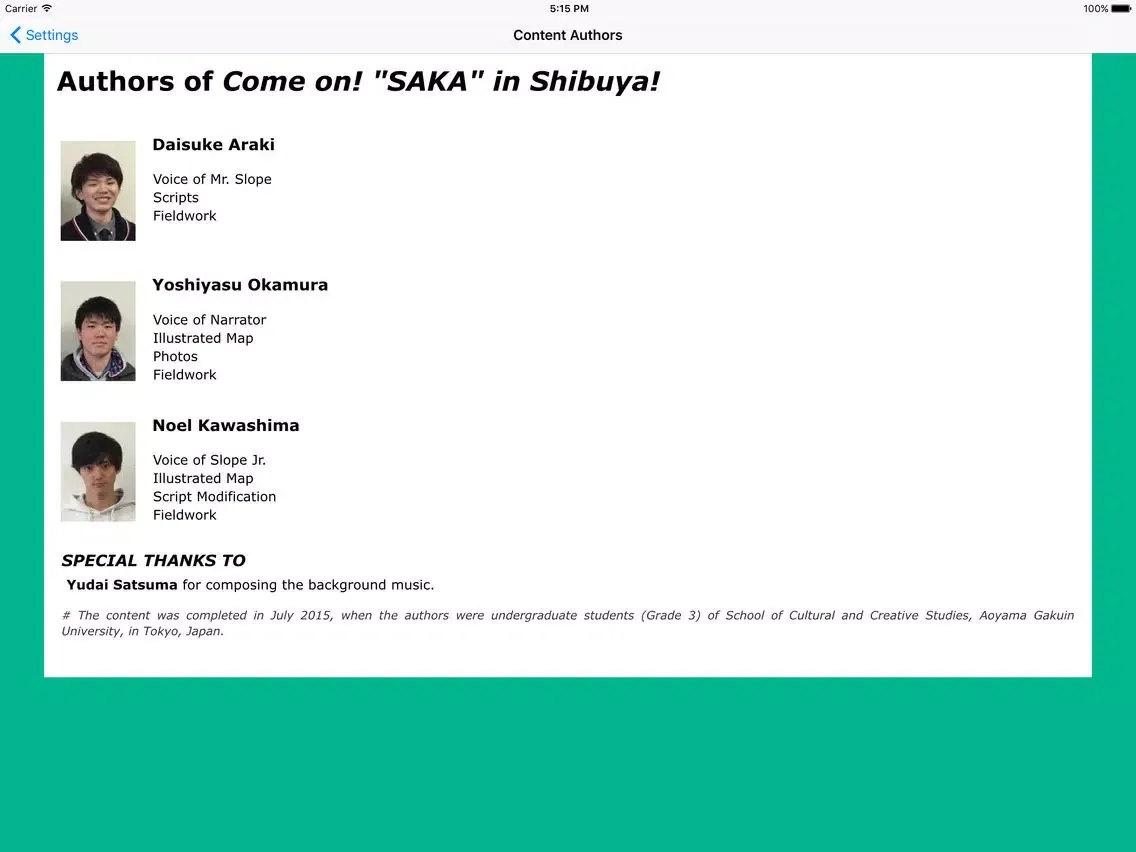 Come on! "SAKA" in Shibuya! iPad  स्क्रीनशॉट