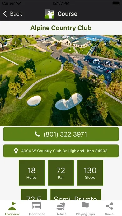 Captures d'écran de Utah Golf Courses