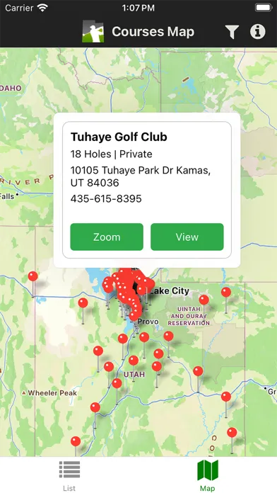 Captures d'écran de Utah Golf Courses