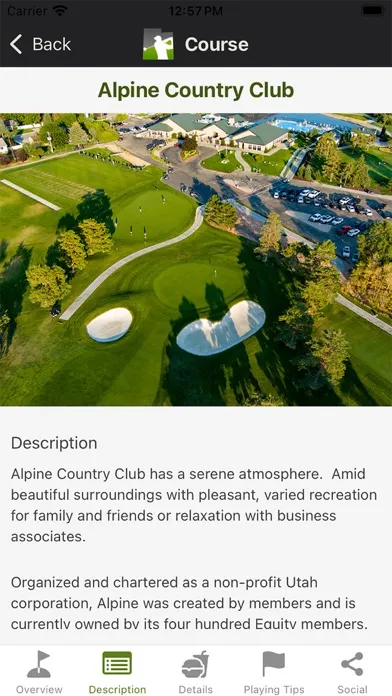 Captures d'écran de Utah Golf Courses
