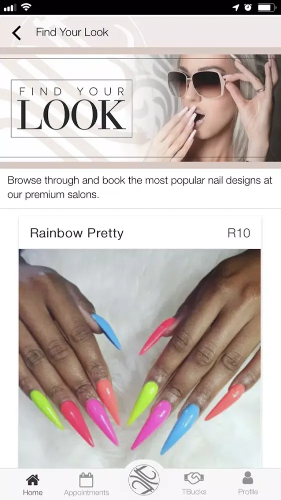 ภาพหน้าจอของ Tammy Taylor Nails SA
