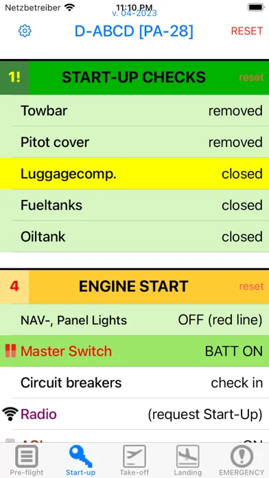 Pilot's Checklist應用截圖