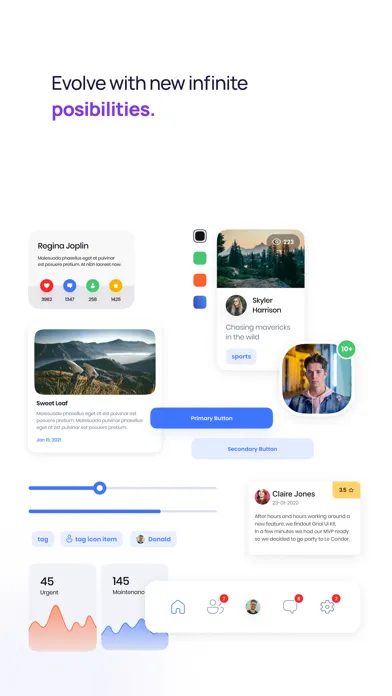 Grial UIKit سکرین شاٹس