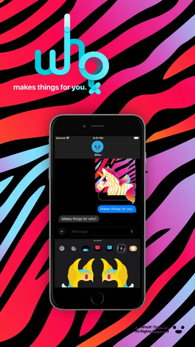 Capturas de pantalla de JWhoX GET Zubracorn Sticker