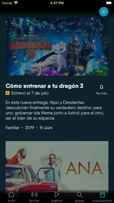 Antel TV Screenshots