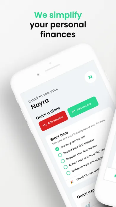 Capturas de tela do COIN expense tracker & budget