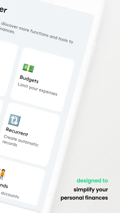Capturas de tela do COIN expense tracker & budget