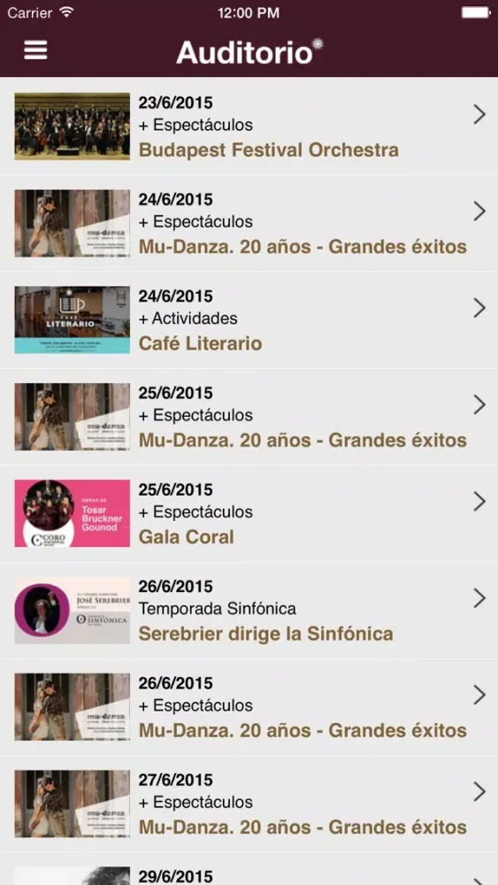 Zrzuty ekranu Auditorio Nacional del Sodre