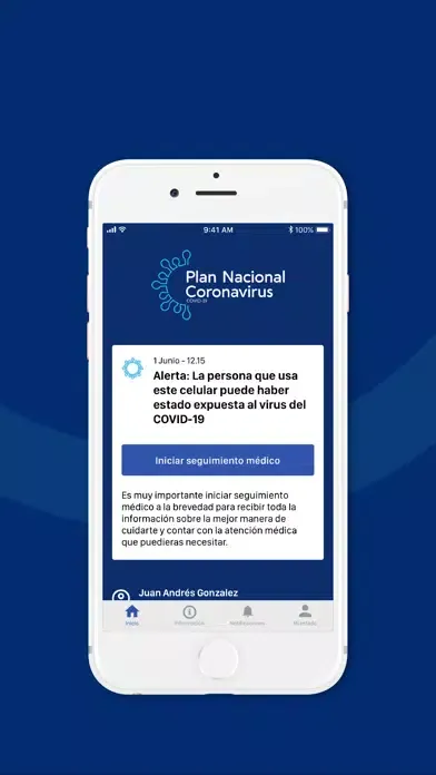 Zrzuty ekranu Coronavirus UY