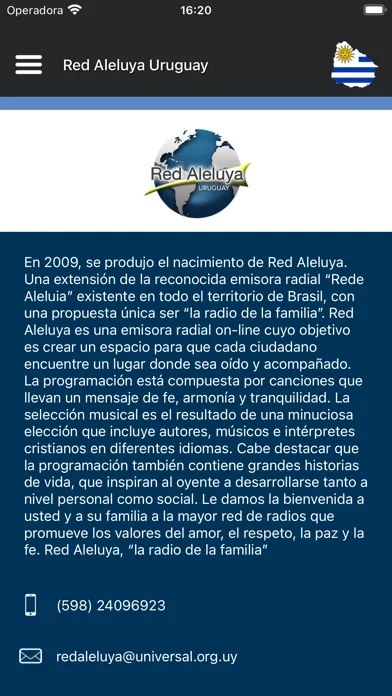 Zrzuty ekranu Red Aleluya Uruguay