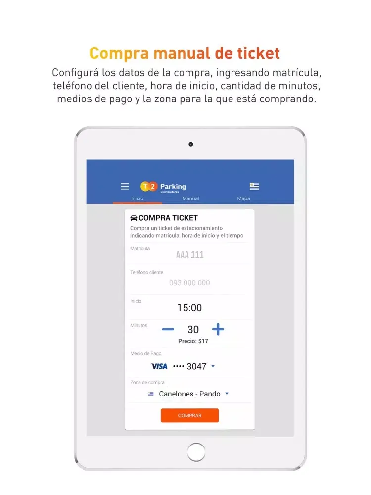 Captures d'écran de Distribuidores iPad 
