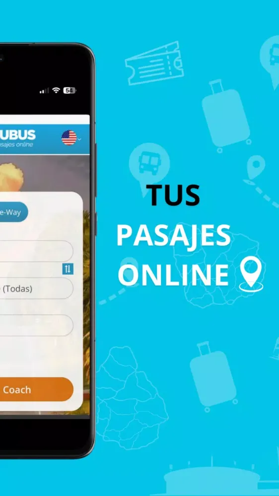 Tangkapan layar URUBUS Tickets online Uruguay