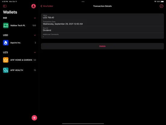 BalMan iPad  سکرین شاٹس