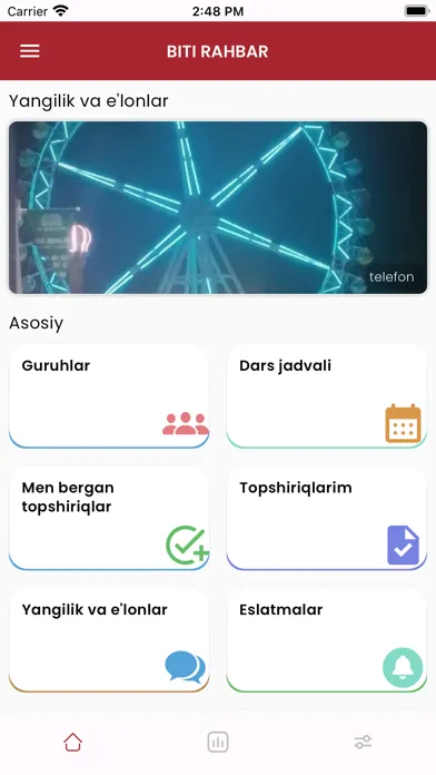 Capturas de tela do Biti uz