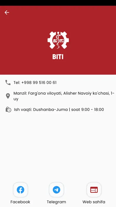 Capturas de tela do Biti uz