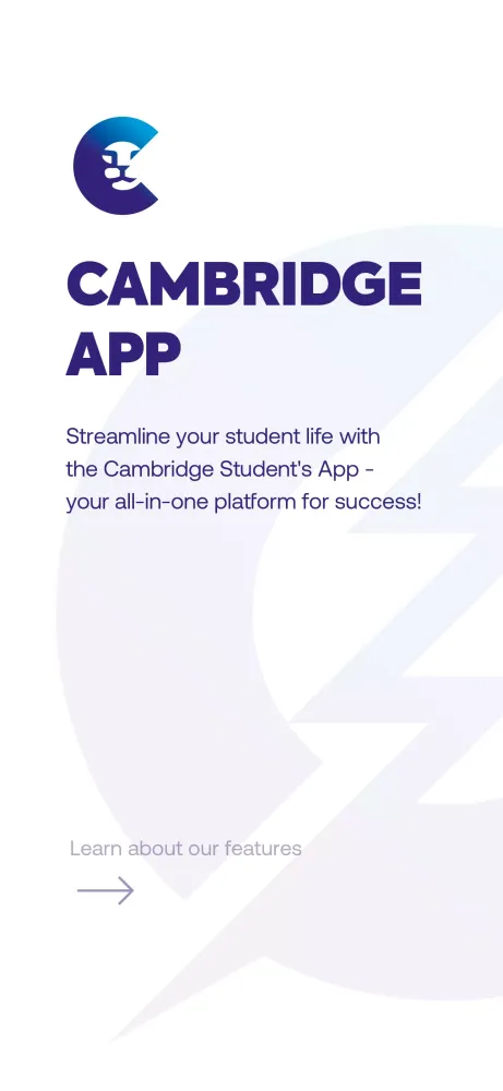Capturas de tela do CAMBRIDGE STUDENT APP