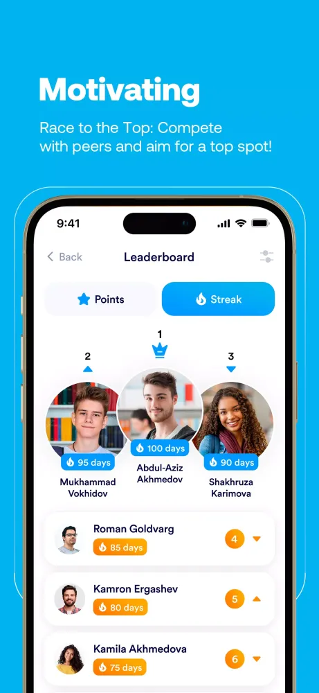 Capturas de tela do CAMBRIDGE STUDENT APP