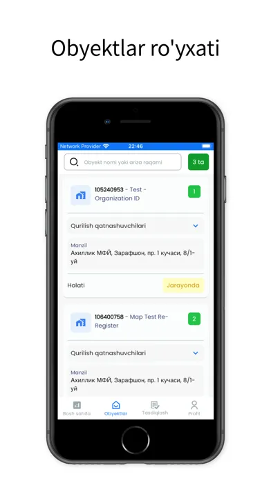 Ảnh chụp màn hình của Qurilish Nazorati Quruvchi