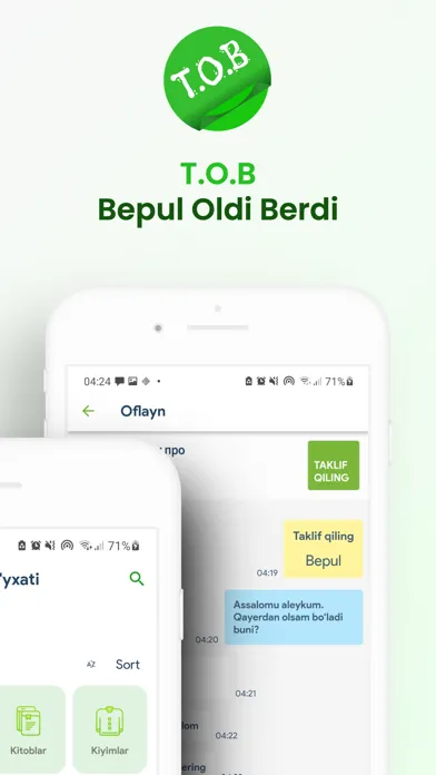 Captures d'écran de TOB tekin oldi berdi